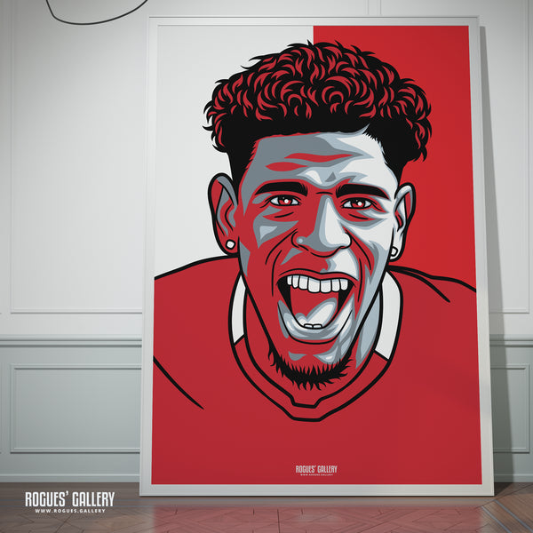 Jonathan Panzo - Nottingham Forest - Signed A3 #GetBehindTheLads Icon Prints