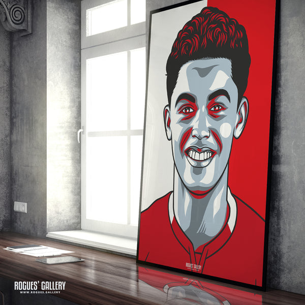 Brennan Johnson - Nottingham Forest - Signed A3 #GetBehindTheLads Icon Prints