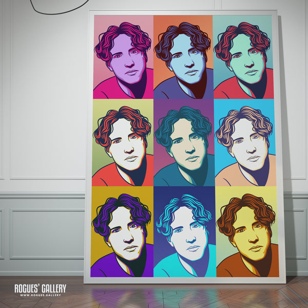 80s Retro Project: Jon Marsh of Beloved - A3, A2, A1 or A0 Pop Art Prints