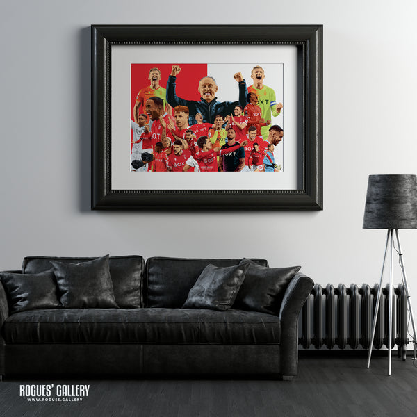 Just Can't Get Enough - Nottingham Forest 2021-22 Season Souvenir Montage - A0, A1, A2 or A3 Print