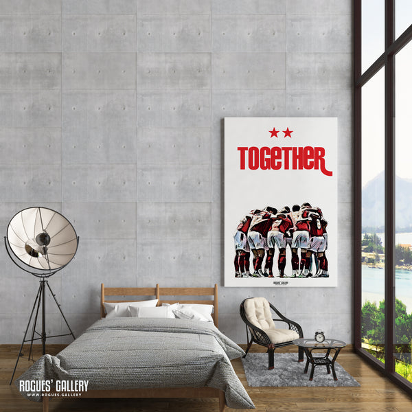 Together - Nottingham Forest 2021-22 Season - A0, A1, A2 or A3 Print