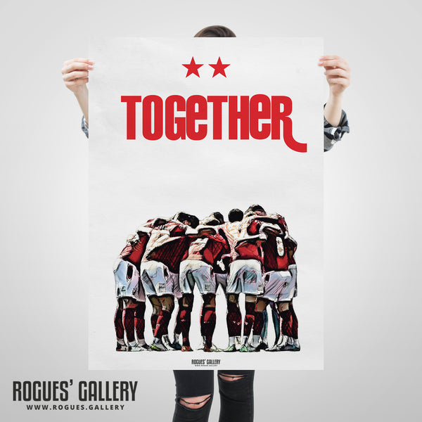 Together - Nottingham Forest 2021-22 Season - A0, A1, A2 or A3 Print