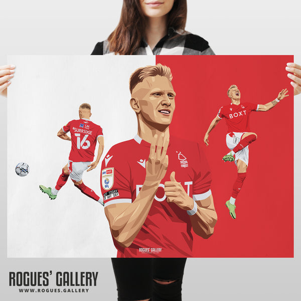 Sam Surridge - It's Three! - Nottingham Forest - A0, A1, A2 or A3 Prints