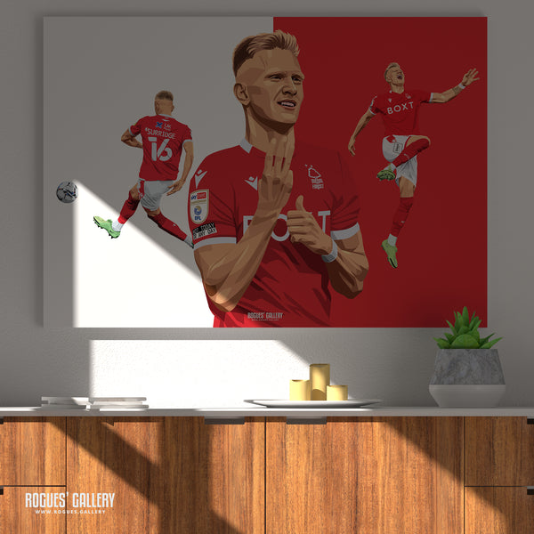 Sam Surridge - It's Three! - Nottingham Forest - A0, A1, A2 or A3 Prints