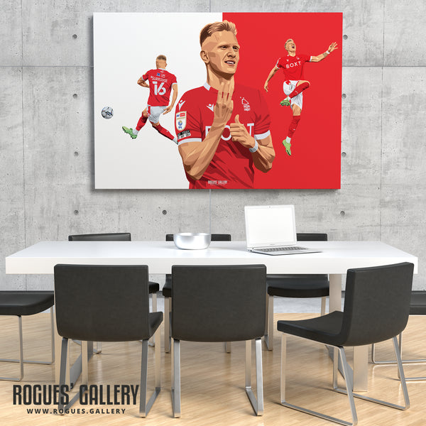 Sam Surridge - It's Three! - Nottingham Forest - A0, A1, A2 or A3 Prints