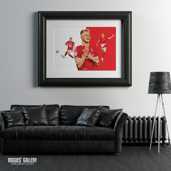 Sam Surridge - It's Three! - Nottingham Forest - A0, A1, A2 or A3 Prints