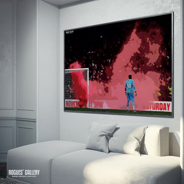 Brice Samba: Smoke - Signed A3 Print