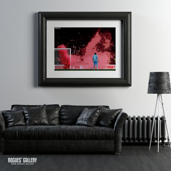 Brice Samba: Smoke - Signed A3 Print