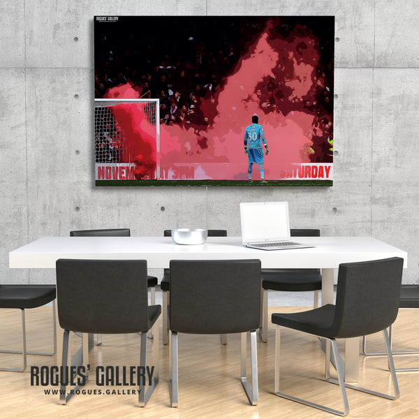 Brice Samba: Smoke - Signed A3 Print