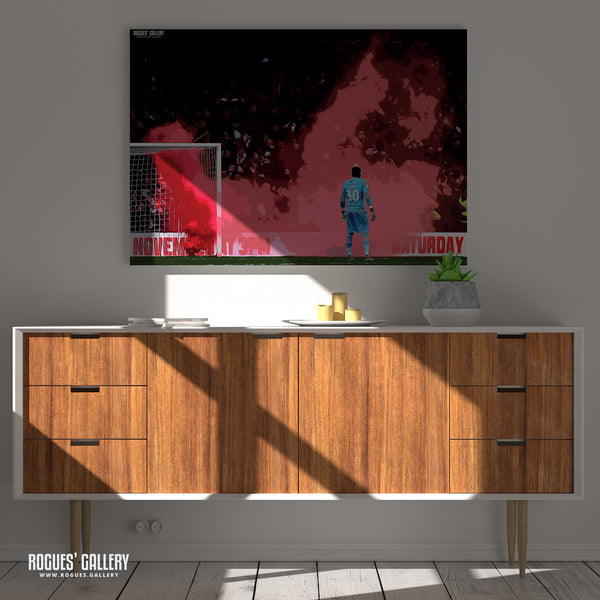 Brice Samba: Smoke - Signed A3 Print