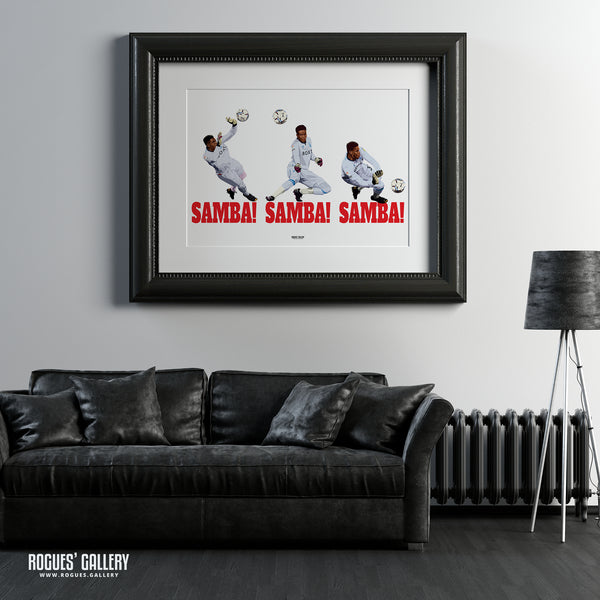 Samba! Samba! Samba! - Brice Samba making those saves - Nottingham Forest - A0, A1, A2 or A3 Chant Prints