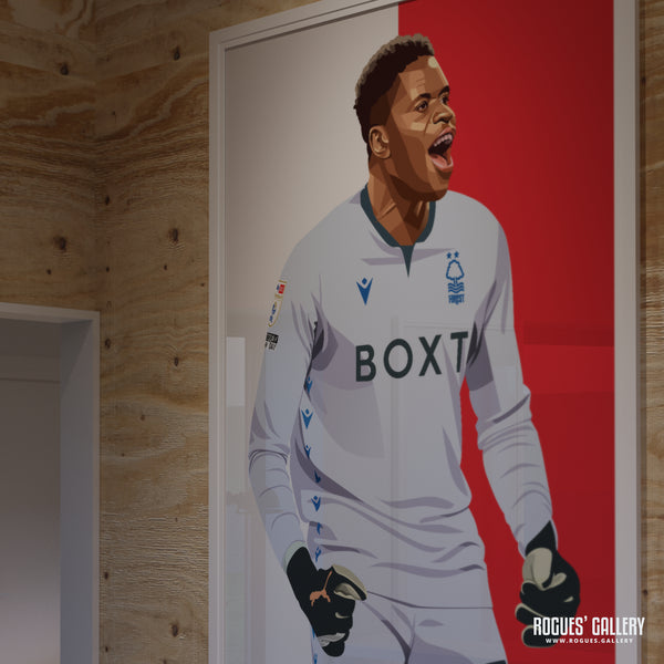 Samba The Saviour - Brice Samba, Nottingham Forest - A0, A1, A2 or A3 Chant Prints