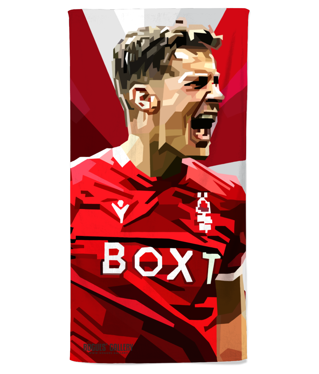 Ryan Yates' Passion - Nottingham Forest Beach Towel