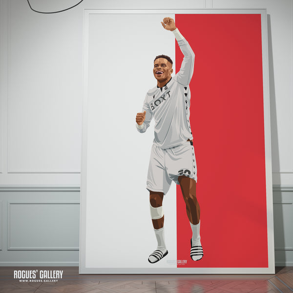 Samba Celebrates Promotion - Nottingham Forest - A0, A1, A2 or A3 Prints