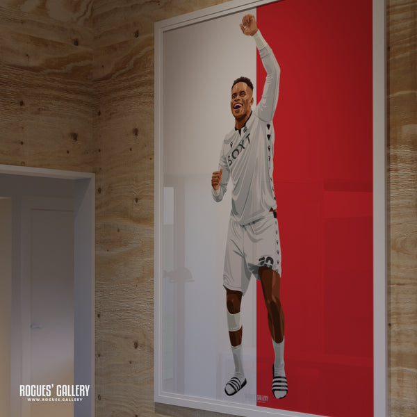Samba Celebrates Promotion - Nottingham Forest - A0, A1, A2 or A3 Prints
