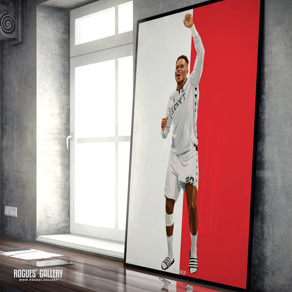 Samba Celebrates Promotion - Nottingham Forest - A0, A1, A2 or A3 Prints