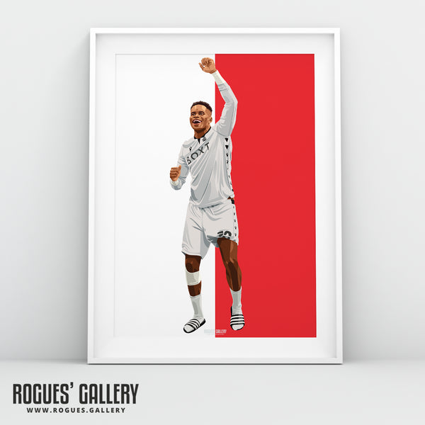 Samba Celebrates Promotion - Nottingham Forest - A0, A1, A2 or A3 Prints