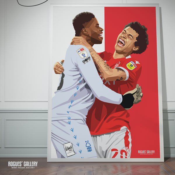Brennan & Brice Celebrate Reaching Wembley - A0, A1, A2 or A3 Prints