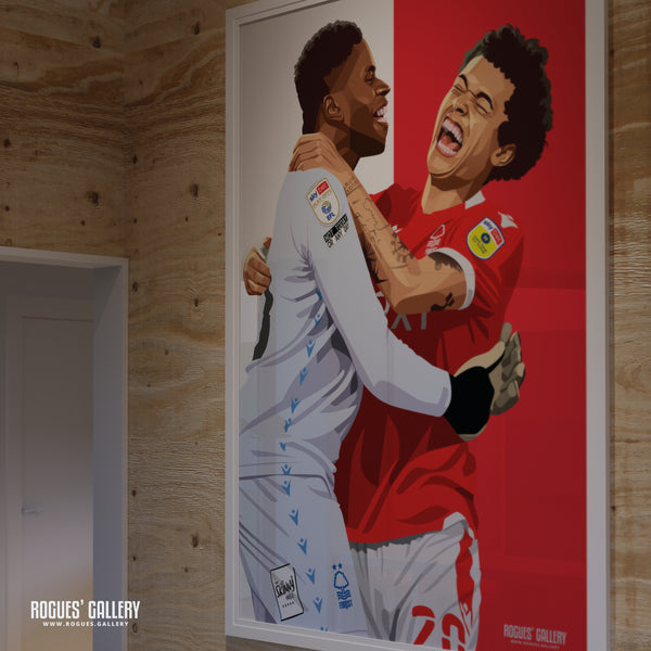 Brennan & Brice Celebrate Reaching Wembley - A0, A1, A2 or A3 Prints