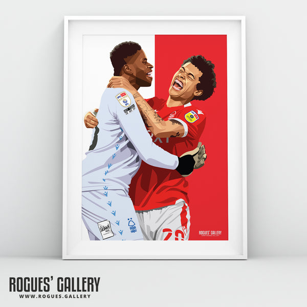 Brennan & Brice Celebrate Reaching Wembley - A0, A1, A2 or A3 Prints
