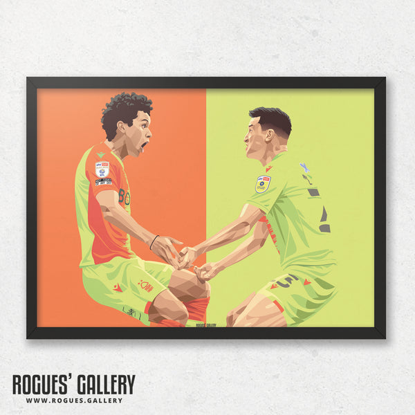 Brennan Johnson & Joe Lolley: Sticking The Knife Into The Blades - A0, A1, A2 or A3 Prints