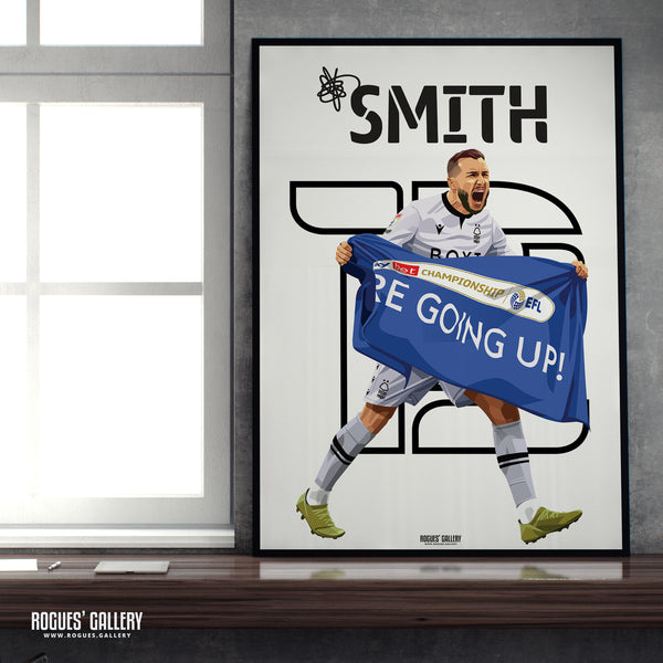 Jordan Smith - Nottingham Forest - A0, A1, A2 or A3 Name & Number Prints