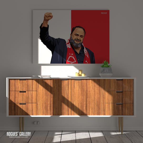 Evangelos Marinakis - Nottingham Forest - A0, A1, A2 or A3 Promotion Prints
