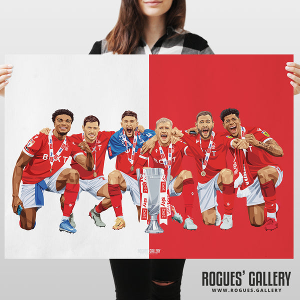 The Defenders' Union - Nottingham Forest - A0, A1, A2 or A3 Promotion Prints