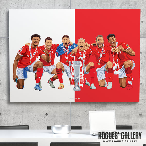 The Defenders' Union - Nottingham Forest - A0, A1, A2 or A3 Promotion Prints