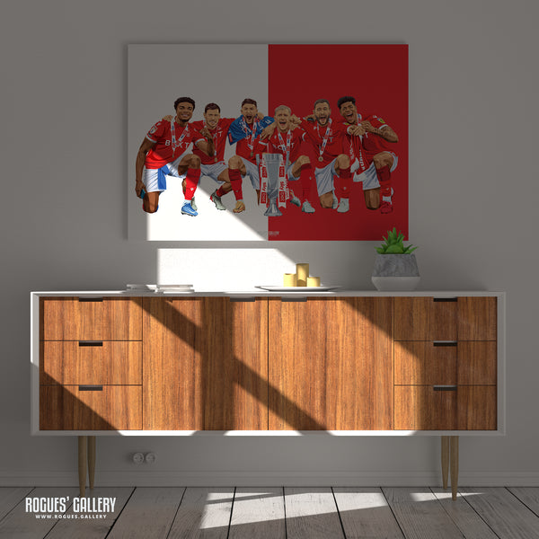 The Defenders' Union - Nottingham Forest - A0, A1, A2 or A3 Promotion Prints