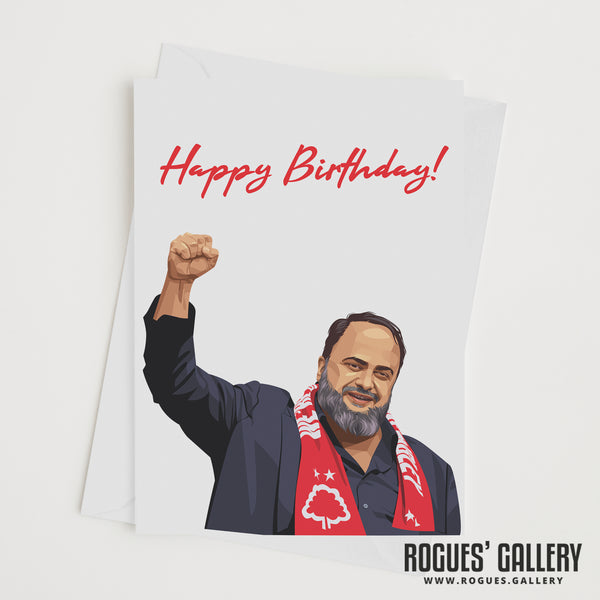 Evangelos Marinakis - Nottingham Forest Owner - Promotion Birthday Cards