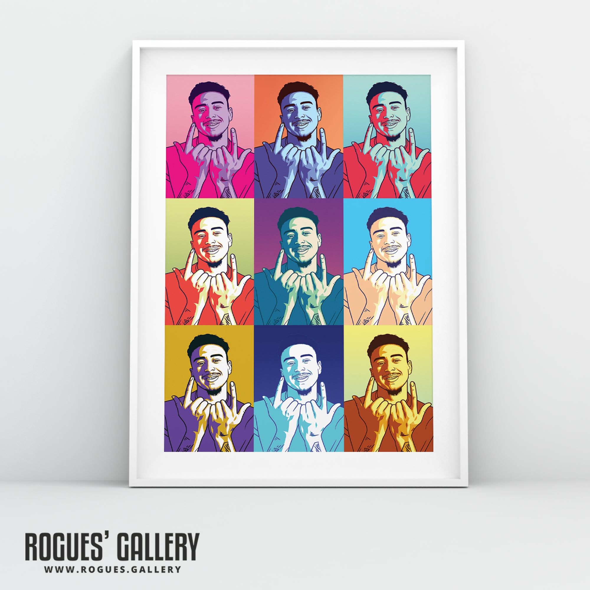 Jesse Lingard - Nottingham Forest - A0, A1, A2 or A3 Pop Art Prints