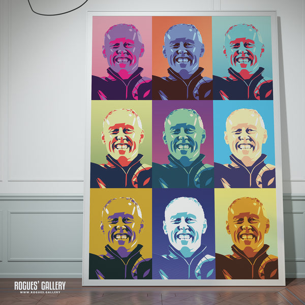 Steve Cooper - Nottingham Forest Boss - A0, A1, A2 or A3 Pop Art Prints