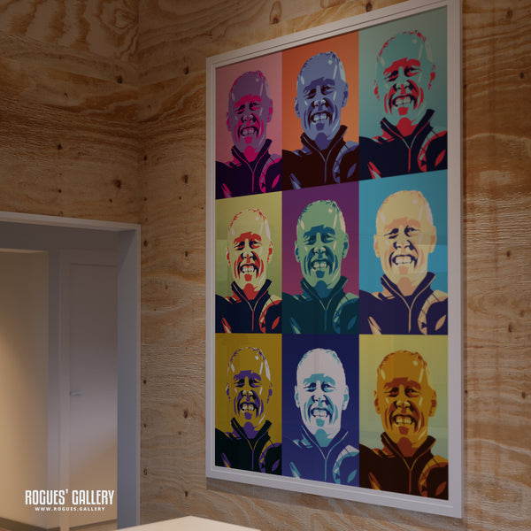 Steve Cooper - Nottingham Forest Boss - A0, A1, A2 or A3 Pop Art Prints