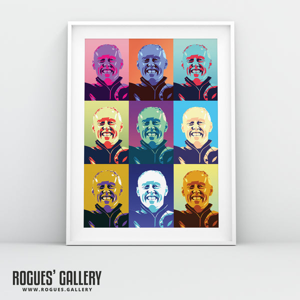Steve Cooper - Nottingham Forest Boss - A0, A1, A2 or A3 Pop Art Prints