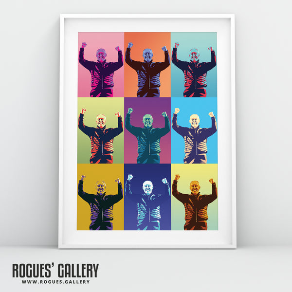 Steve Cooper Salute - Nottingham Forest Boss - A0, A1, A2 or A3 Pop Art Prints