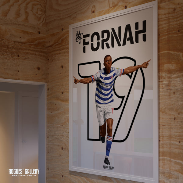 Tyrese Fornah - Nottingham Forest & Reading FC (on loan) - A0, A1, A2 or A3 Name & Number Prints