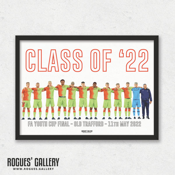 Class of '22 - Nottingham Forest U18 FA Youth Cup Finalists - A0, A1, A2 or A3 Prints
