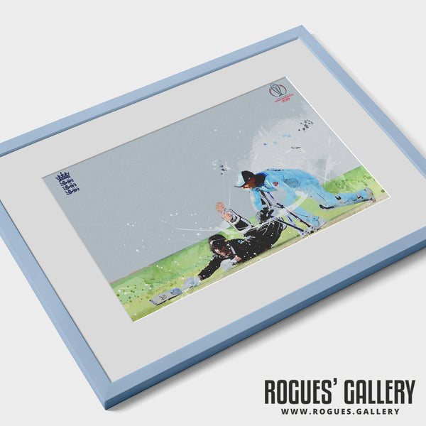 That Run Out by Jos Buttler - England CWC2019 Winners - A3/A2/A1/A0 Prints