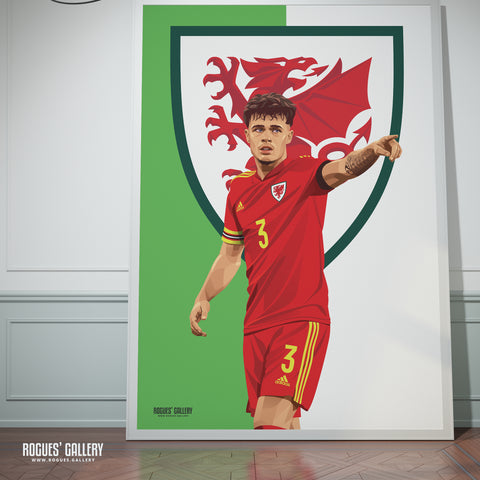Neco Williams: The Welsh Flying Full Back - Wales World Cup 2022 A0, A1, A2 or A3 Prints (some signed)