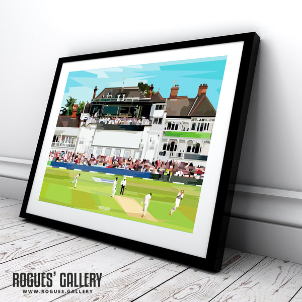 Trent Bridge Pavilion: Broad's 8/15 destroys the Aussies - A0, A1, A2 or A3 Print