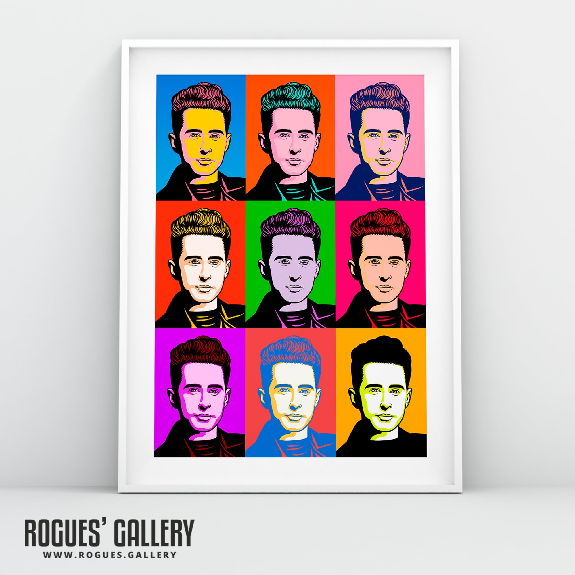 80s Retro Project: Holly Johnson of Frankie Goes To Hollywood - A3, A2, A1 or A0 Pop Art Prints