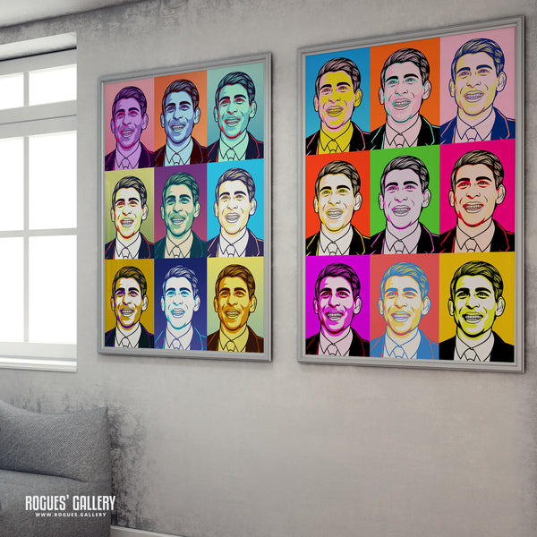 Rishi Sunak Bright Pop Art - Politics Series Print - A3, A2, A1 & A0 Size Prints