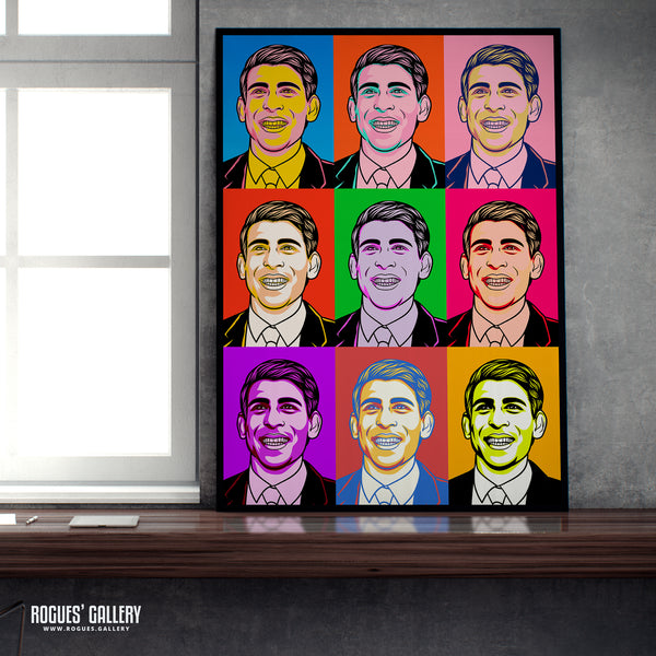 Rishi Sunak Bright Pop Art - Politics Series Print - A3, A2, A1 & A0 Size Prints