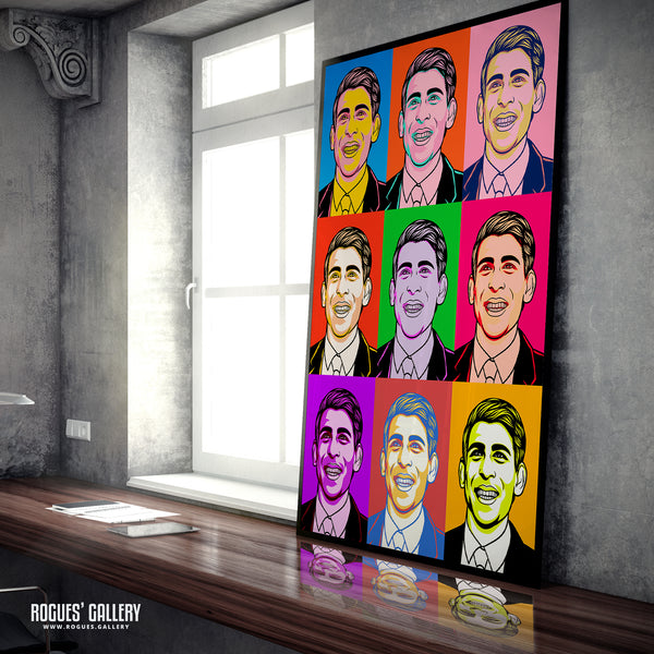 Rishi Sunak Bright Pop Art - Politics Series Print - A3, A2, A1 & A0 Size Prints
