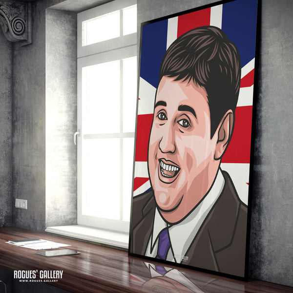 Peter Kay - A3, A2, A1 & A0 True Brit Icon Print