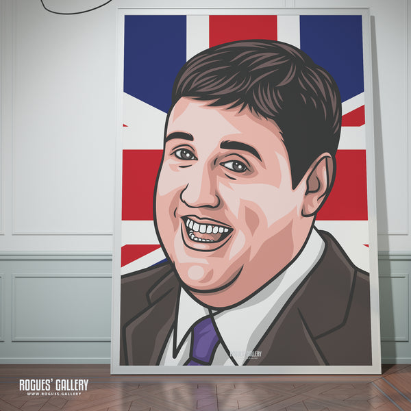 Peter Kay - A3, A2, A1 & A0 True Brit Icon Print
