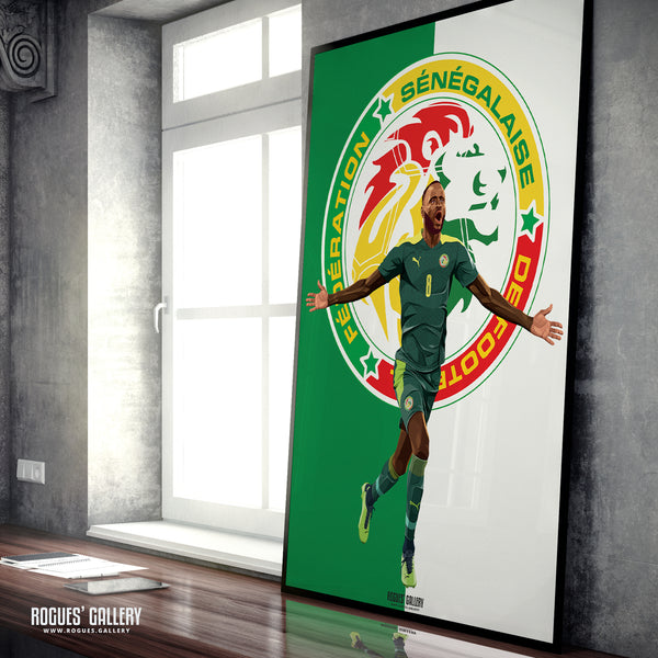 Cheikou Kouyate - Nottingham Forest & Senegal - A0, A1, A2 or A3 Prints