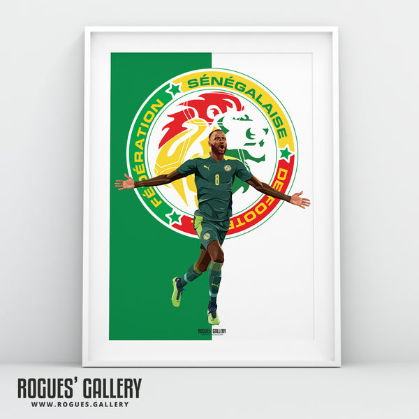 Cheikou Kouyate - Nottingham Forest & Senegal - A0, A1, A2 or A3 Prints