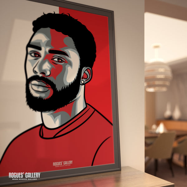 Emmanuel Dennis - Nottingham Forest - A0, A1, A2 or A3 #GetBehindTheLads Prints